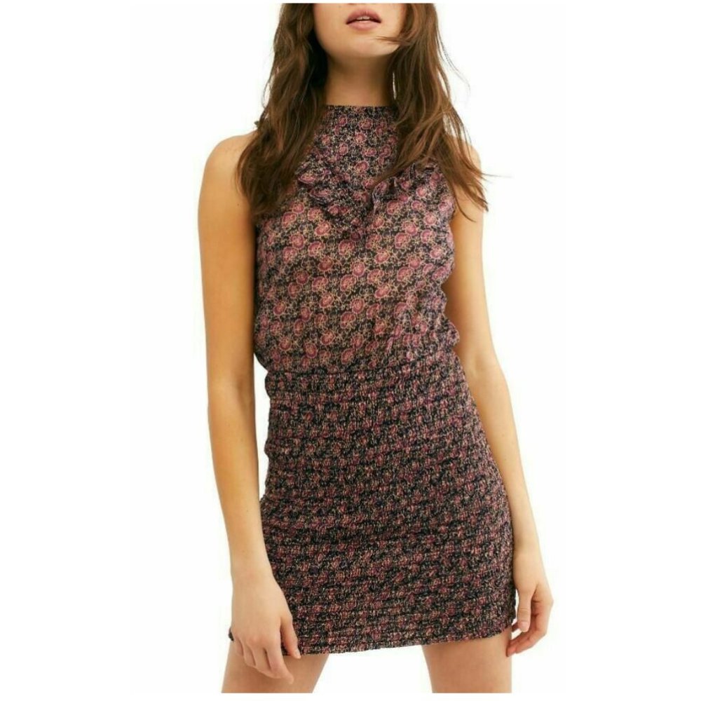 NWOT | Free People | Floral Smocked Dress